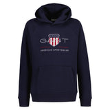 GANT Kinder Sweatshirt - ARCHIVE SHIELD HOODIE, Kapuzen-Pullover, Logo, uni
