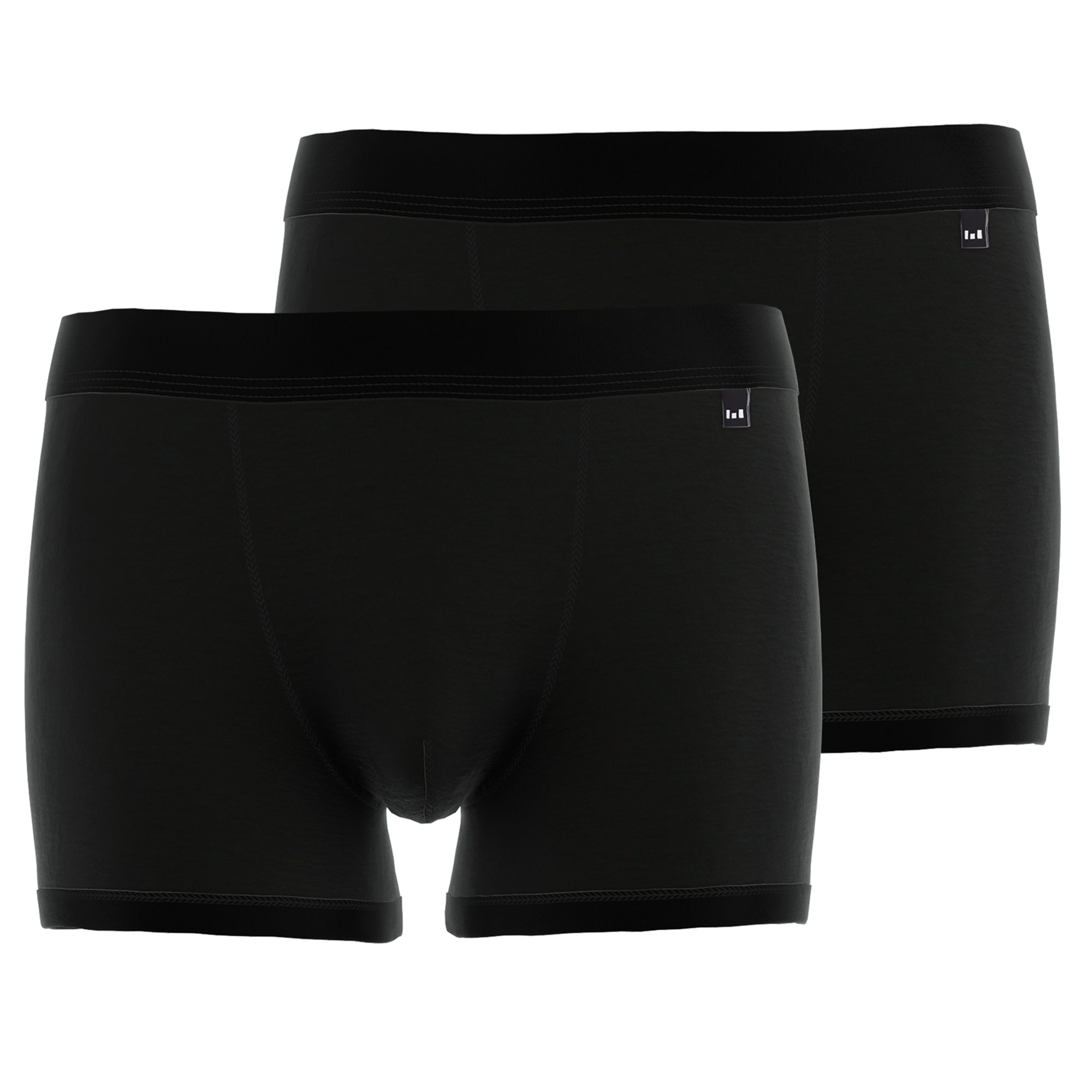 GÖTZBURG Herren Boxershorts, 2er Pack - X-lastic, Unterwäsche, Unterhosen, Logo, einfarbig