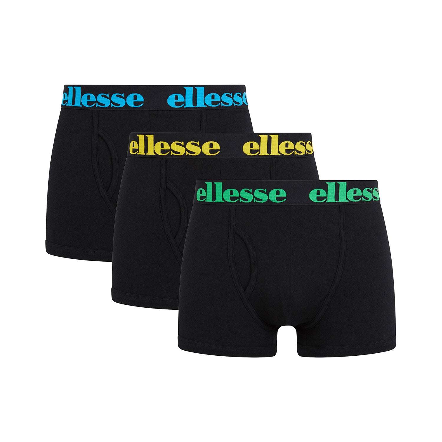 ellesse Men's Boxer Shorts HALI, 3-pack - Fashion Trunks, Logo, Cotton Stretch