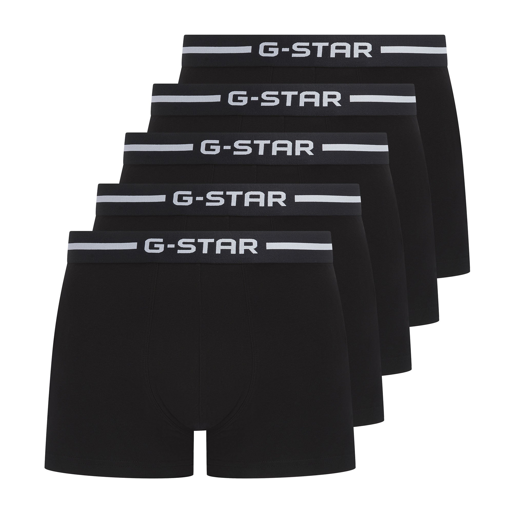 G-STAR Men Boxer Shorts, 5-Pack - HEMLOCK, Trunks, Cotton Stretch