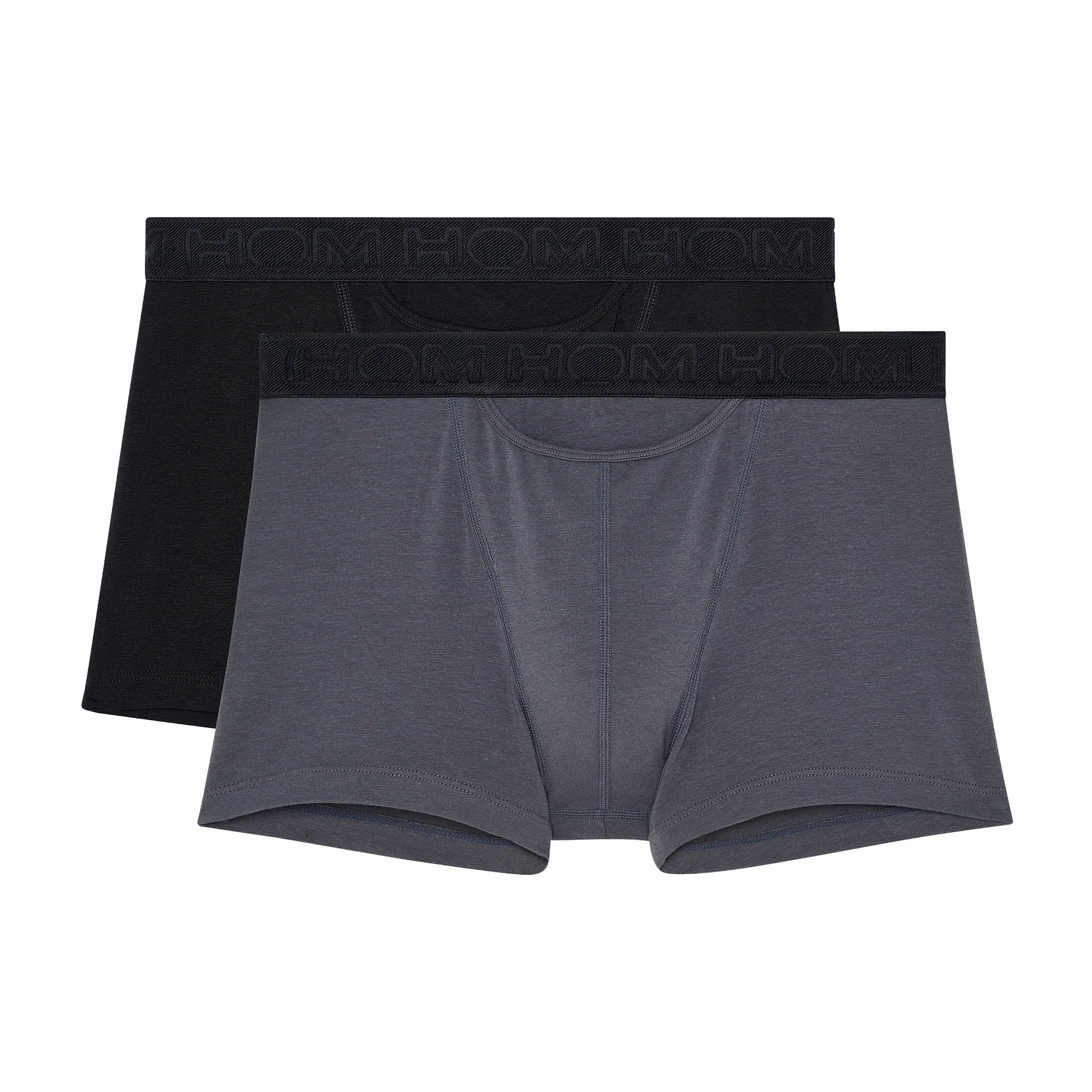 HOM Herren Boxer Shorts, 2er Pack - HOM Boxerlines #2, Baumwolle