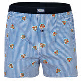 Happy Shorts Herren Webboxershorts - American Style, Baumwolle, gemustert