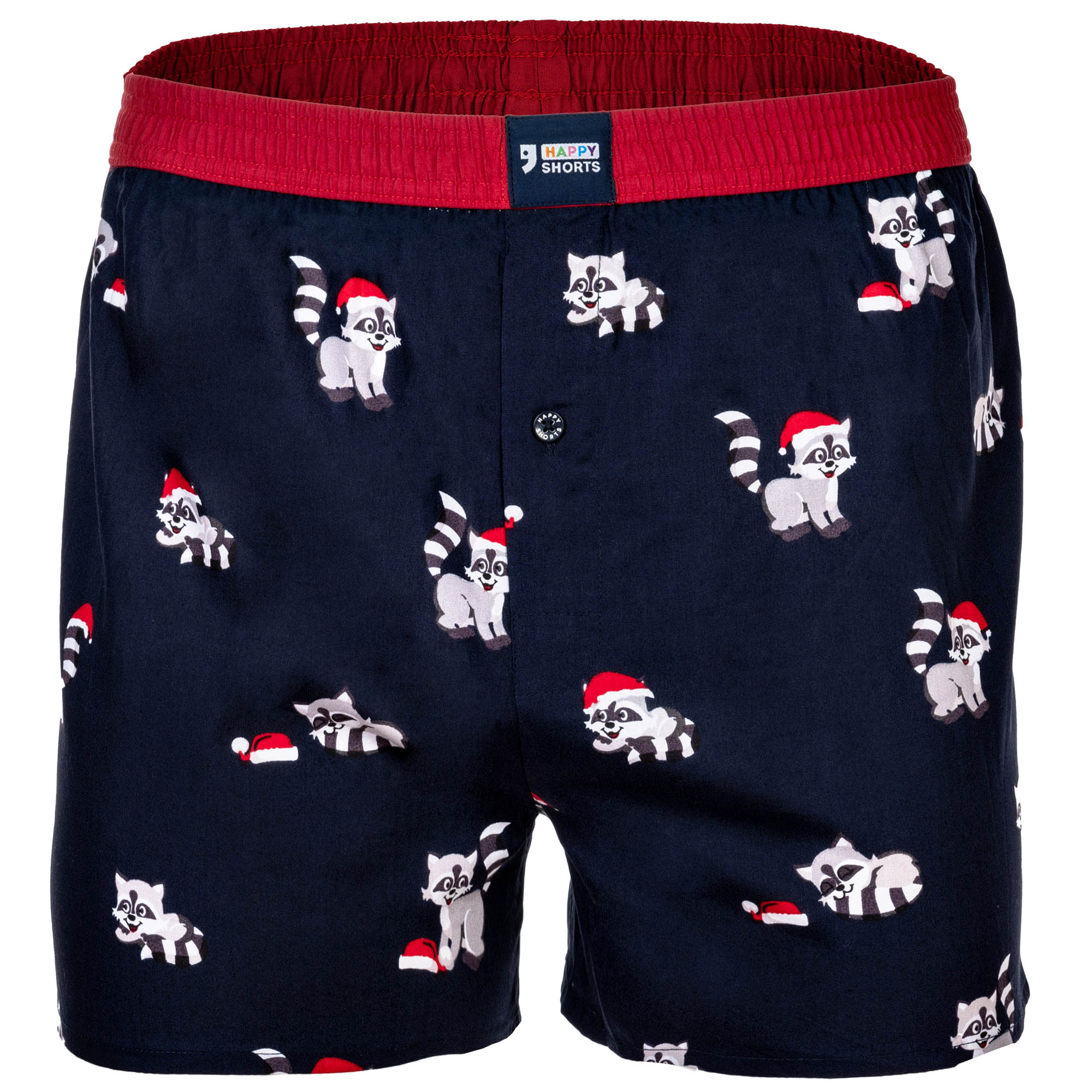 Happy Shorts Herren Webboxershorts - X-MAS, American Style, Baumwolle, Weihnachtsprint