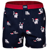 Happy Shorts Herren Webboxershorts - X-MAS, American Style, Baumwolle, Weihnachtsprint