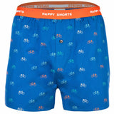 Happy Shorts Herren Webboxershorts - American Style, Baumwolle, gemustert