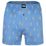 Happy Shorts Herren Webboxershorts - American Style, Baumwolle, gemustert