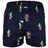 Happy Shorts Herren Webboxershorts - American Style, Baumwolle, gemustert