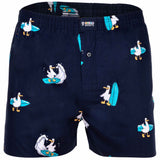 Happy Shorts Herren Webboxershorts - American Style, Baumwolle, gemustert
