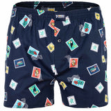 Happy Shorts Herren Webboxershorts - American Style, Baumwolle, gemustert