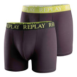 REPLAY Herren Boxer Shorts, 2er Pack - Trunks, Cotton Stretch