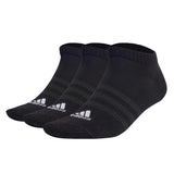 adidas Unisex Sneaker Socks, 3-pack - Thin and Light Sportswear Low Cut Socks, logo, solid color