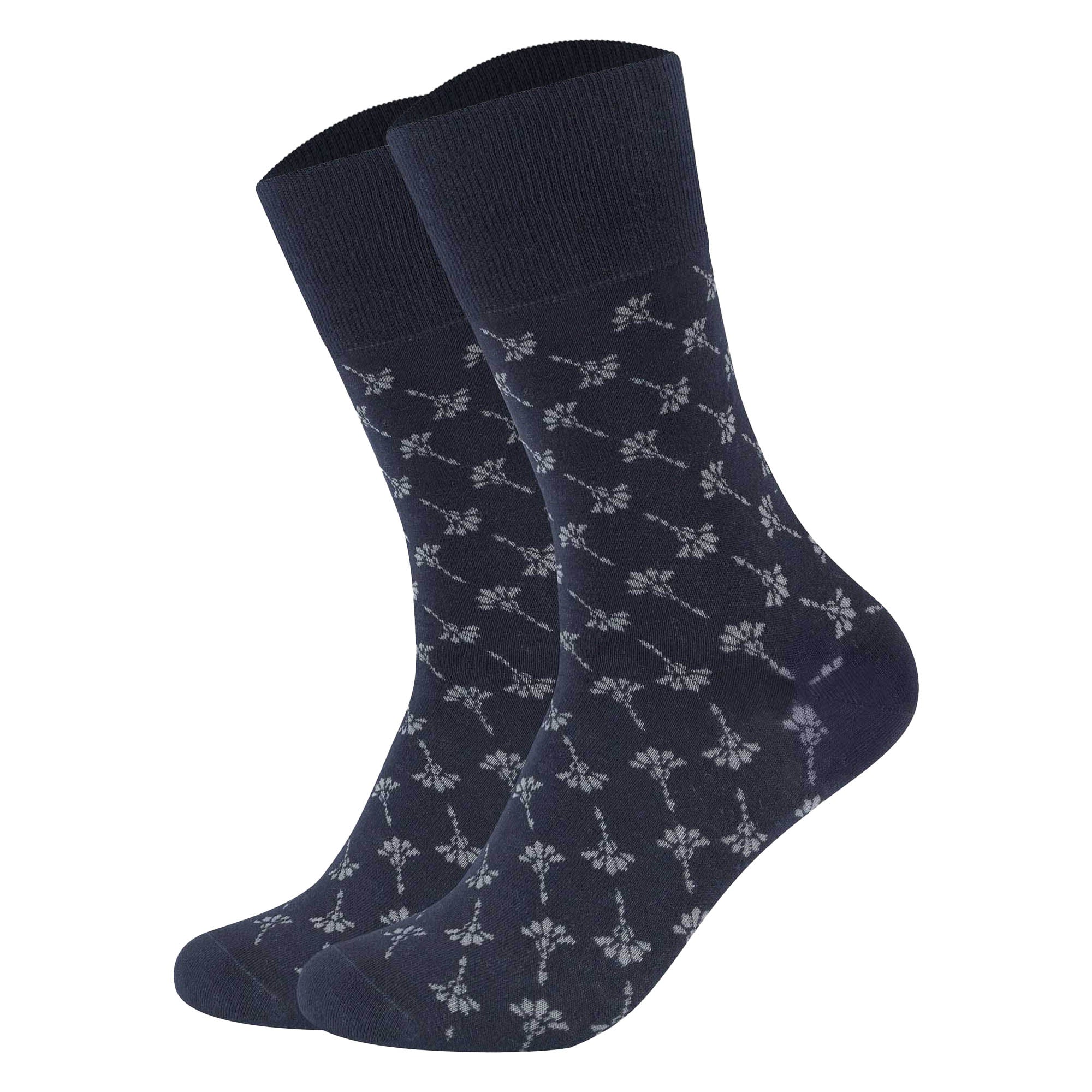 JOOP! Unisex Socken, 2er Pack - Premium Essential Organic Cotton Socks, gemustert