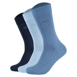JOOP! Unisex Socken, 3er Pack - Premium Essential Mercerised Socks, Logo, einfarbig