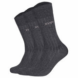 JOOP! Unisex socks, pack of 3 – Premium Essential Mercerised Socks, logo, plain colour