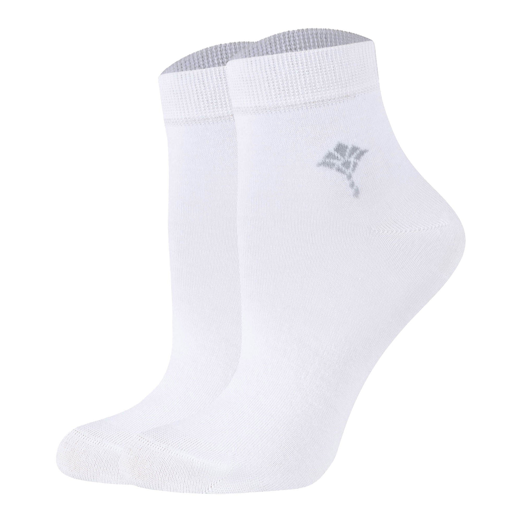 JOOP! women's quarter-length socks, 2-pack - Daily Glam Organic GOTS Quarter, cotton blend, plain