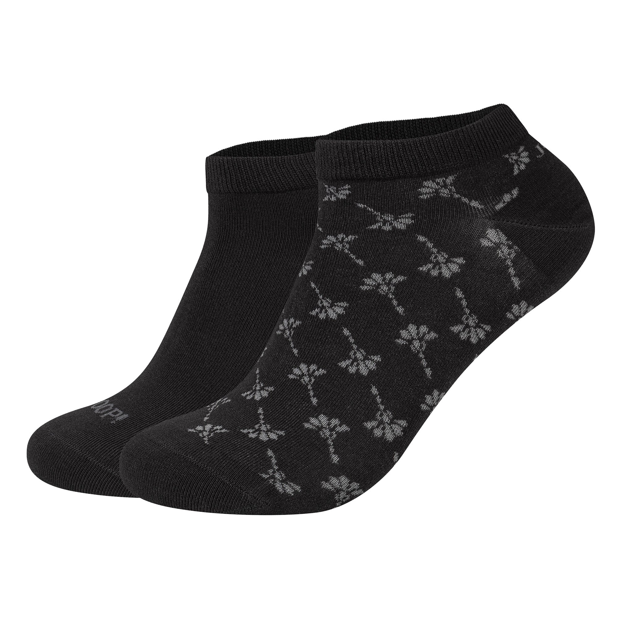 JOOP! Unisex Sneakersocken, 2er Pack - Premium Essential Iconic Sneaker, Logo, einfarbig