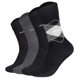 JOOP! Unisex Socken, 4er Pack - Premium Essential Socks in Box, Geschenkbox, Logo