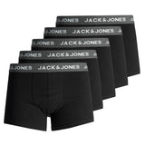 JACK&JONES Herren Boxer Shorts, 5er Pack - JACHUEY TRUNKS, Baumwoll-Stretch