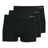 JACK&JONES Herren Boxershorts, 3er Pack - JACBASIC BAMBOO TRUNKS, Viskose-Baumwoll-Mix