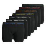 JACK&JONES Herren Boxer Shorts, 7er Pack - JACBASIC TRUNKS PLUS, Baumwoll-Stretch