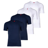 s.Oliver Herren T-Shirt, 4er Pack - Basic, Rundhals, einfarbig