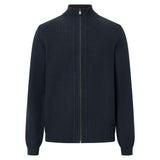 JOOP! JEANS Herren Strickjacke - Paulos, Stehkragen, Zipper, Baumwolle, uni