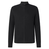 JOOP! Men Cardigan with stand-up collar – Jarono, zip, plain colour