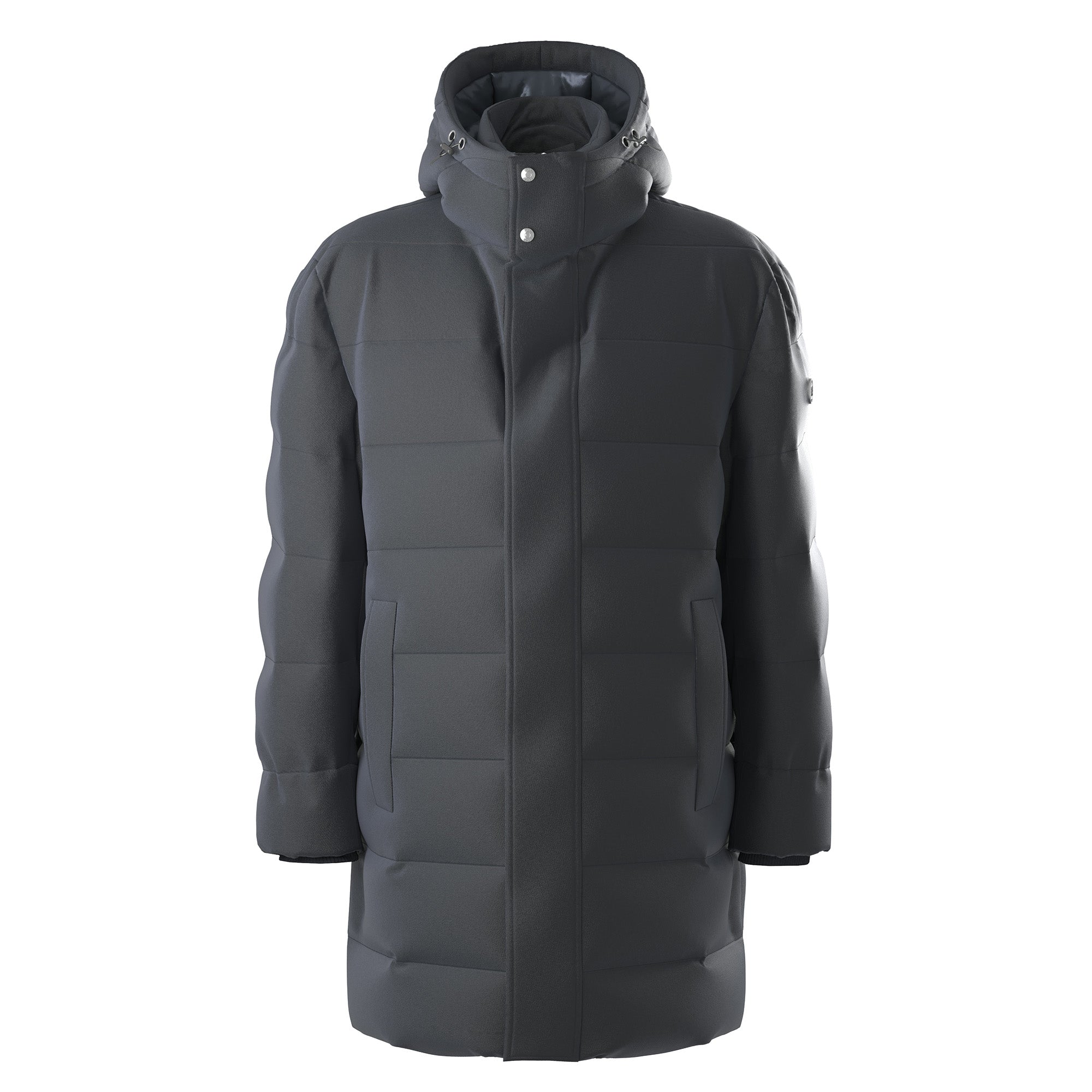 JOOP! Herren Steppmantel - Winsten, warm gefüttert, Kapuze, Zipper
