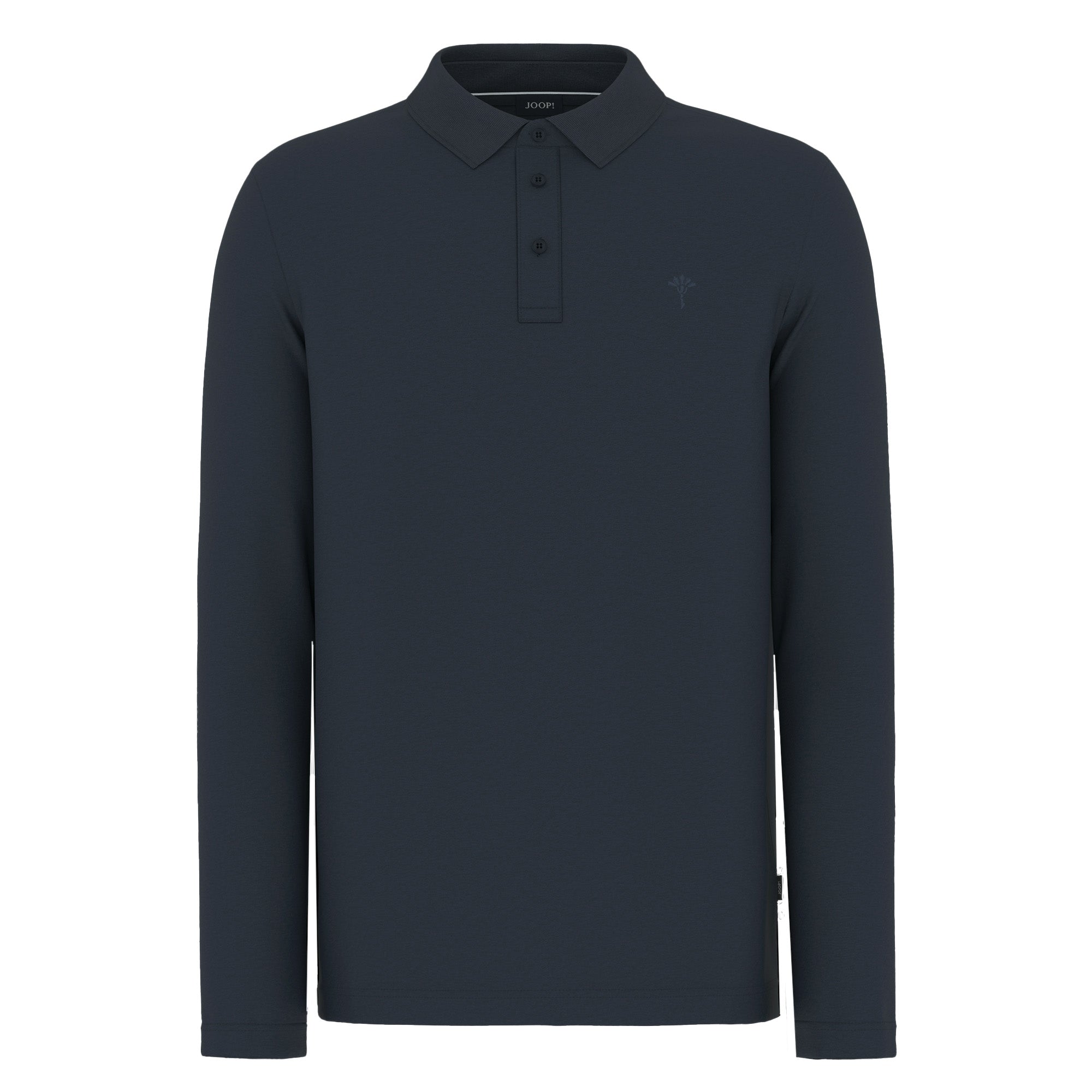 JOOP! Men Polo shirt – Pero, long sleeves, button placket, cotton