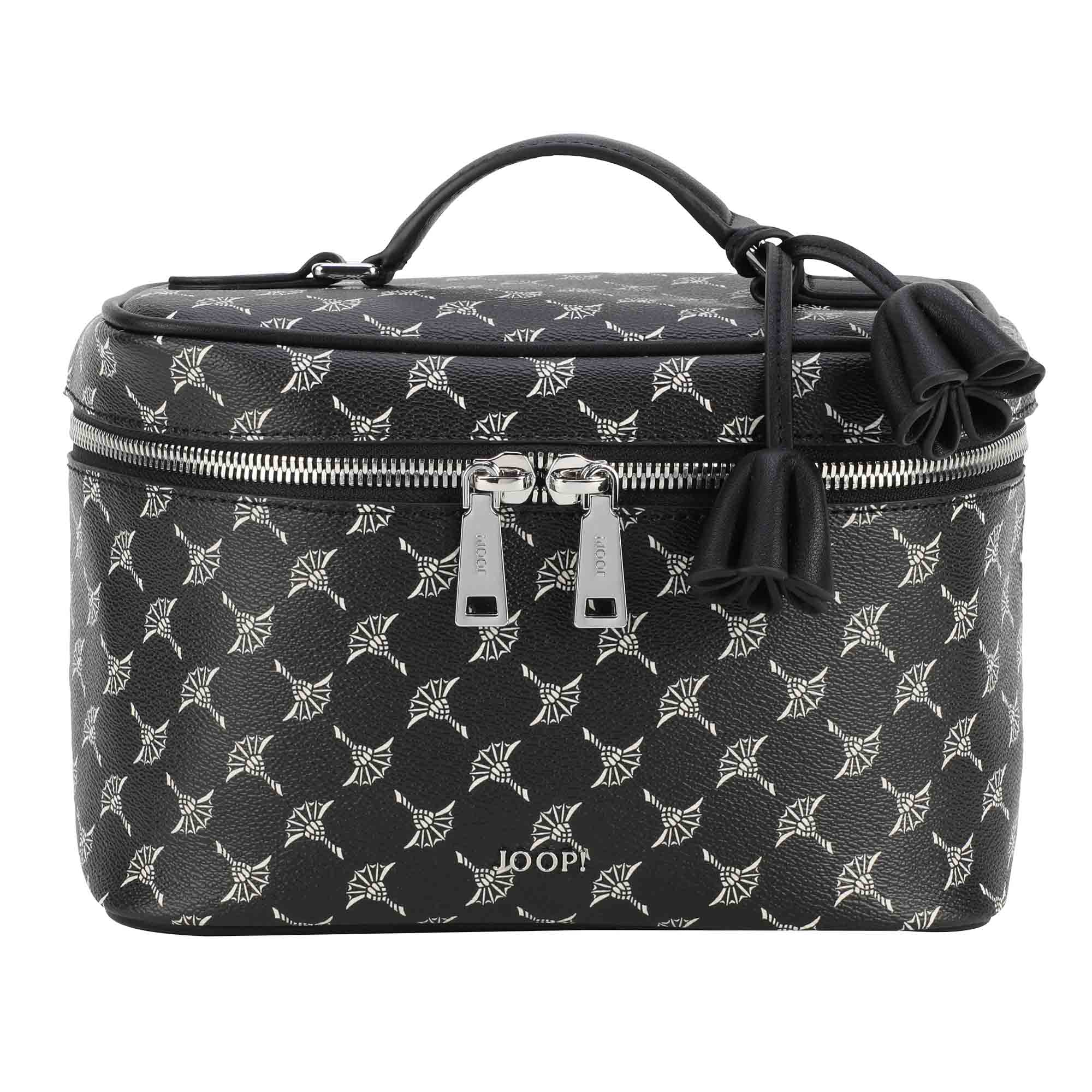 JOOP! Damen Kosmetiktasche - Cortina 1.0 Flora Washbag mhz, Cornflower, Logo, 17x24x13cm (HxBxT)