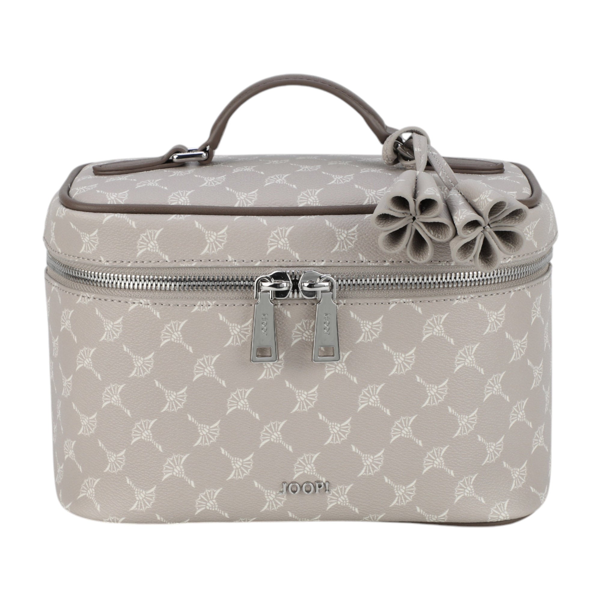 JOOP! Damen Kosmetiktasche - Cortina 1.0 Flora Washbag mhz, Cornflower, Logo, 17x24x13cm (HxBxT)