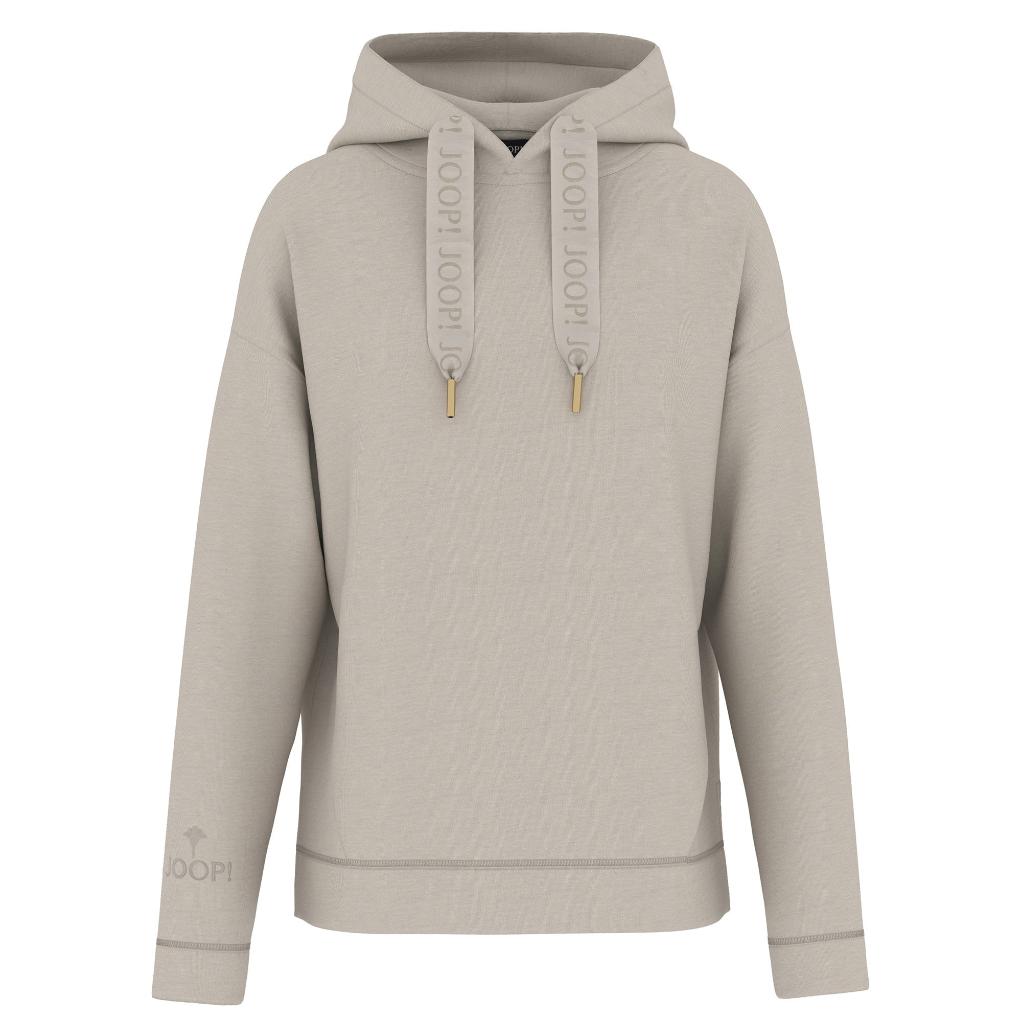 JOOP! Damen Hoodie - Sweatshirt, Loungewear, Kapuze, Baumwollmix, einfarbig