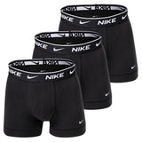 NIKE Herren Boxer Shorts, 3er Pack - Trunks, Logobund, Cotton Stretch