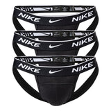 NIKE Herren Jockstrap, 3er Pack - Jocks, Tanga Slip, Stretch Cotton