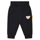 Steiff Baby Jogginghose - lang, Teddy-Motiv, unisex, einfarbig