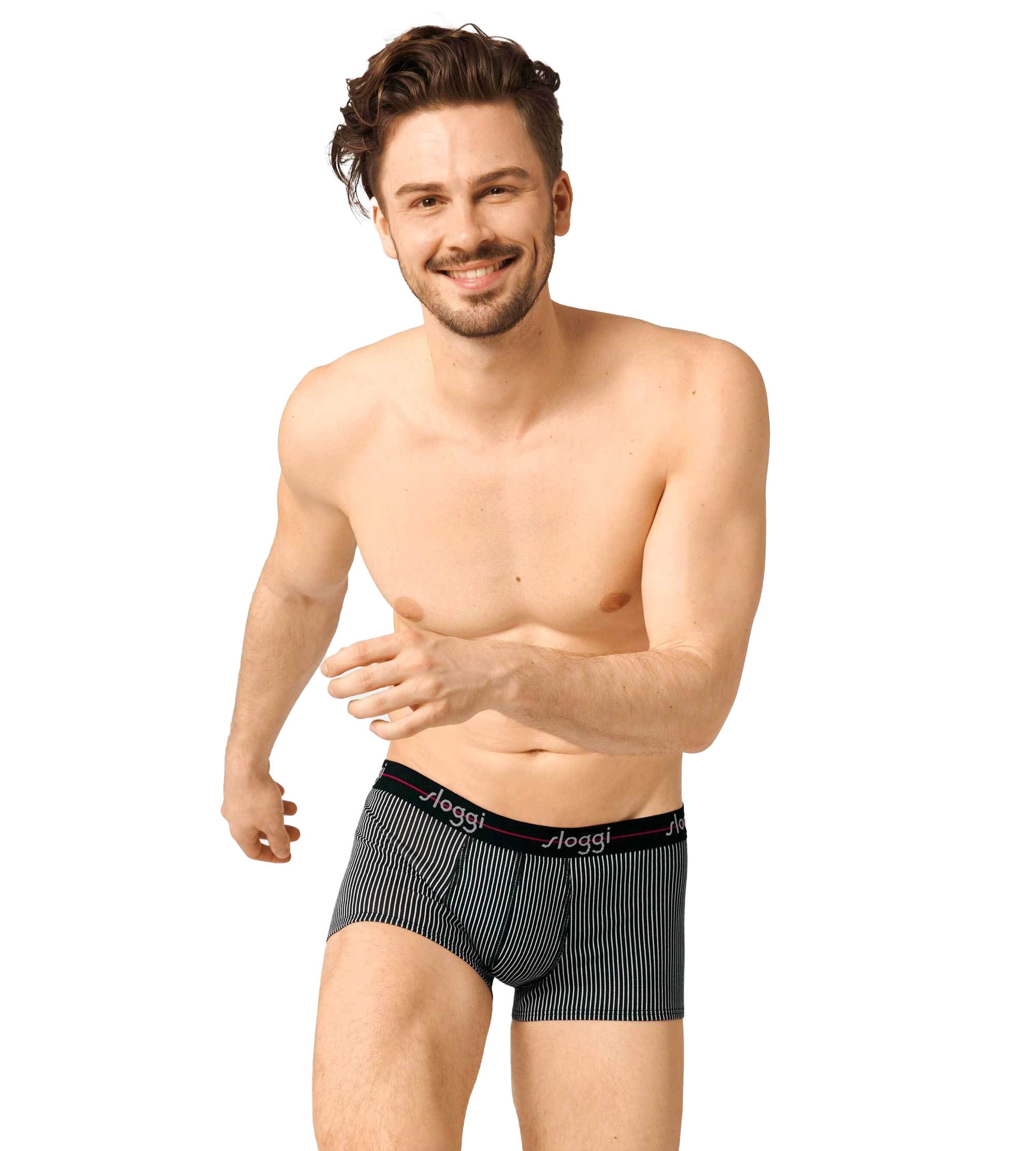 Sloggi Herren Hipster 2er Pack - Start Hipster C2P box, Boxershort, Baumwolle