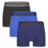 Bamboo basics Herren Boxer Shorts, 3er Pack - LIAM Trunks, atmungsaktiv, Jersey