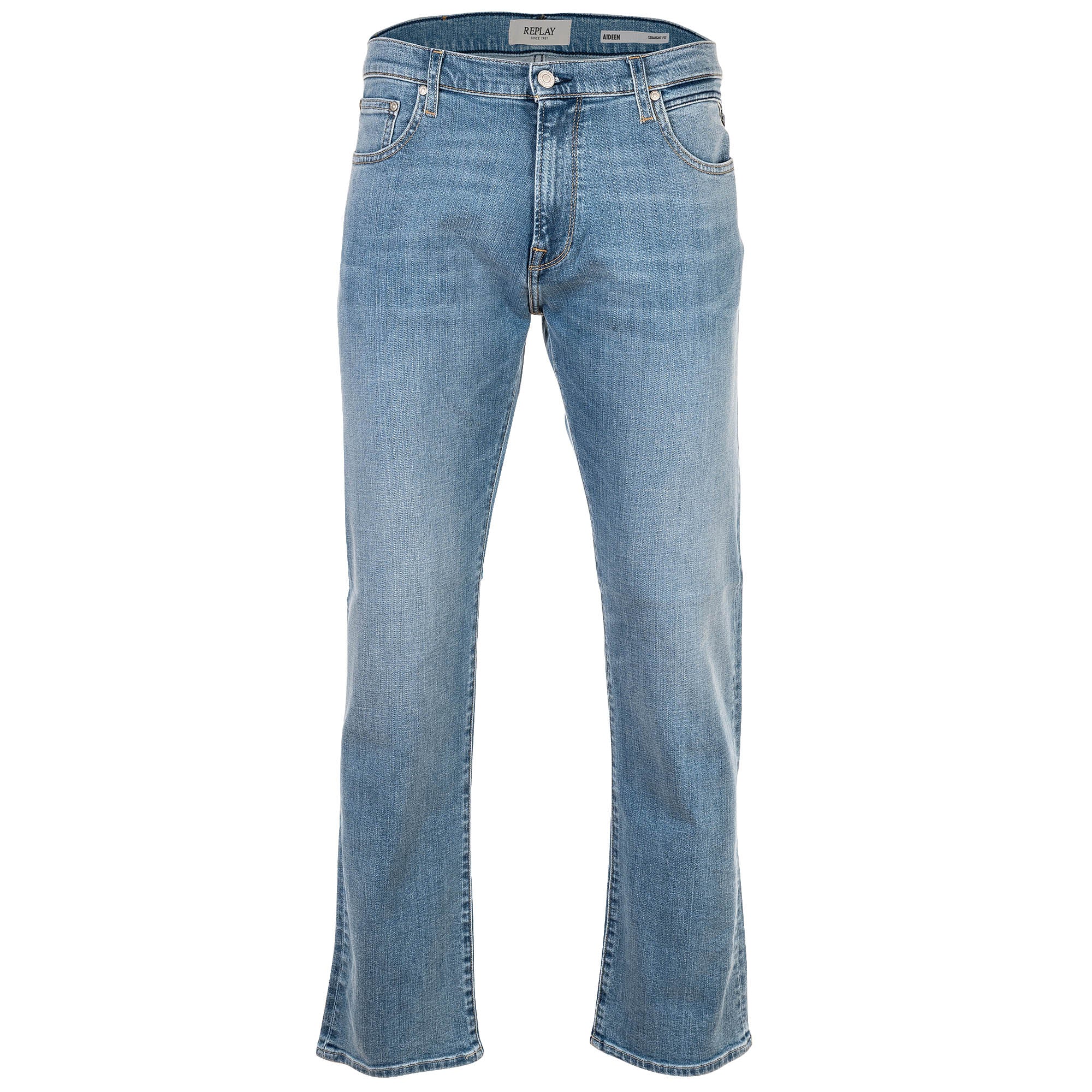 REPLAY Herren Jeans - INDIGO, Stretch Denim, Länge 32, Straight Fit
