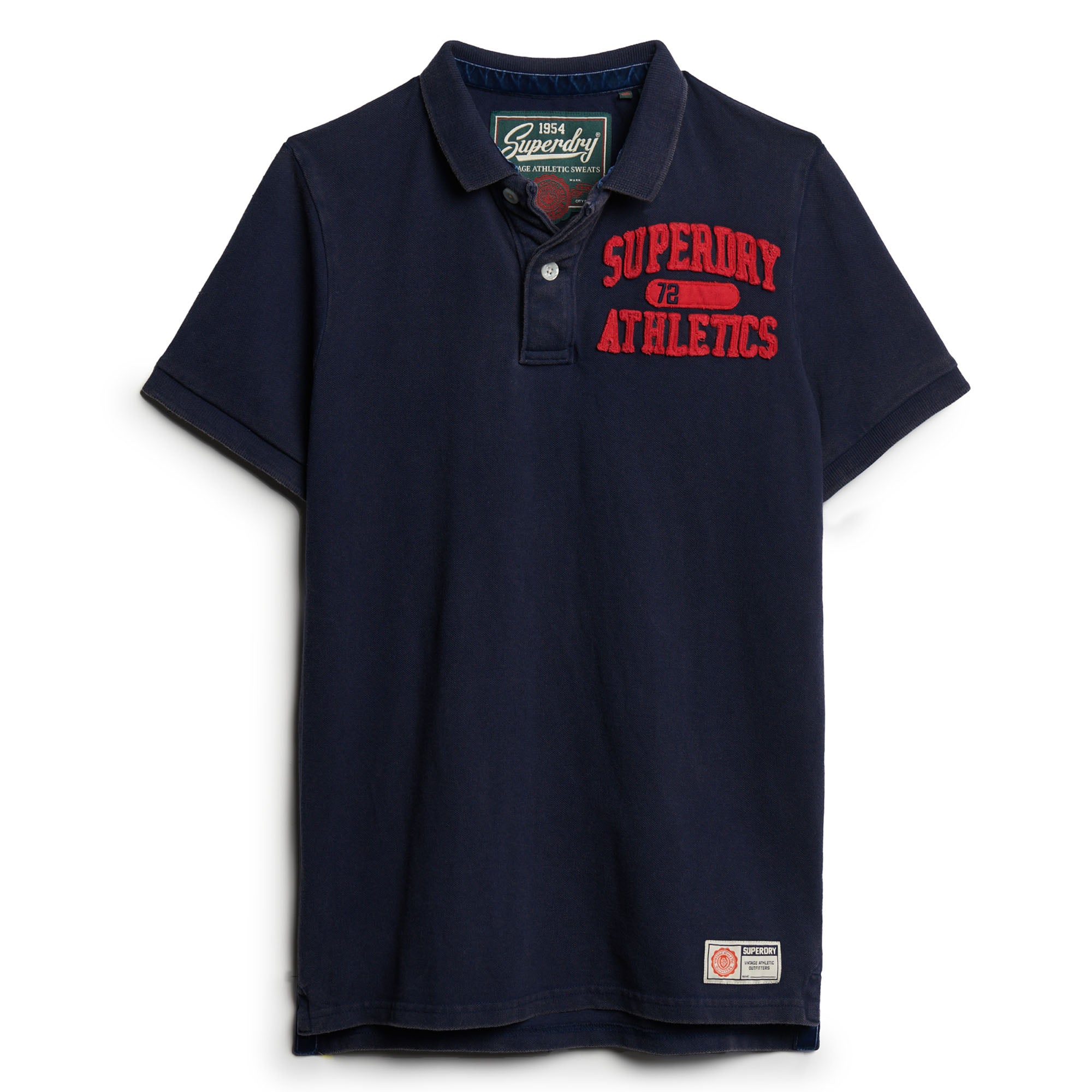 Superdry Herren Poloshirt - Vintage Athletic Polo, Logo, einfarbig