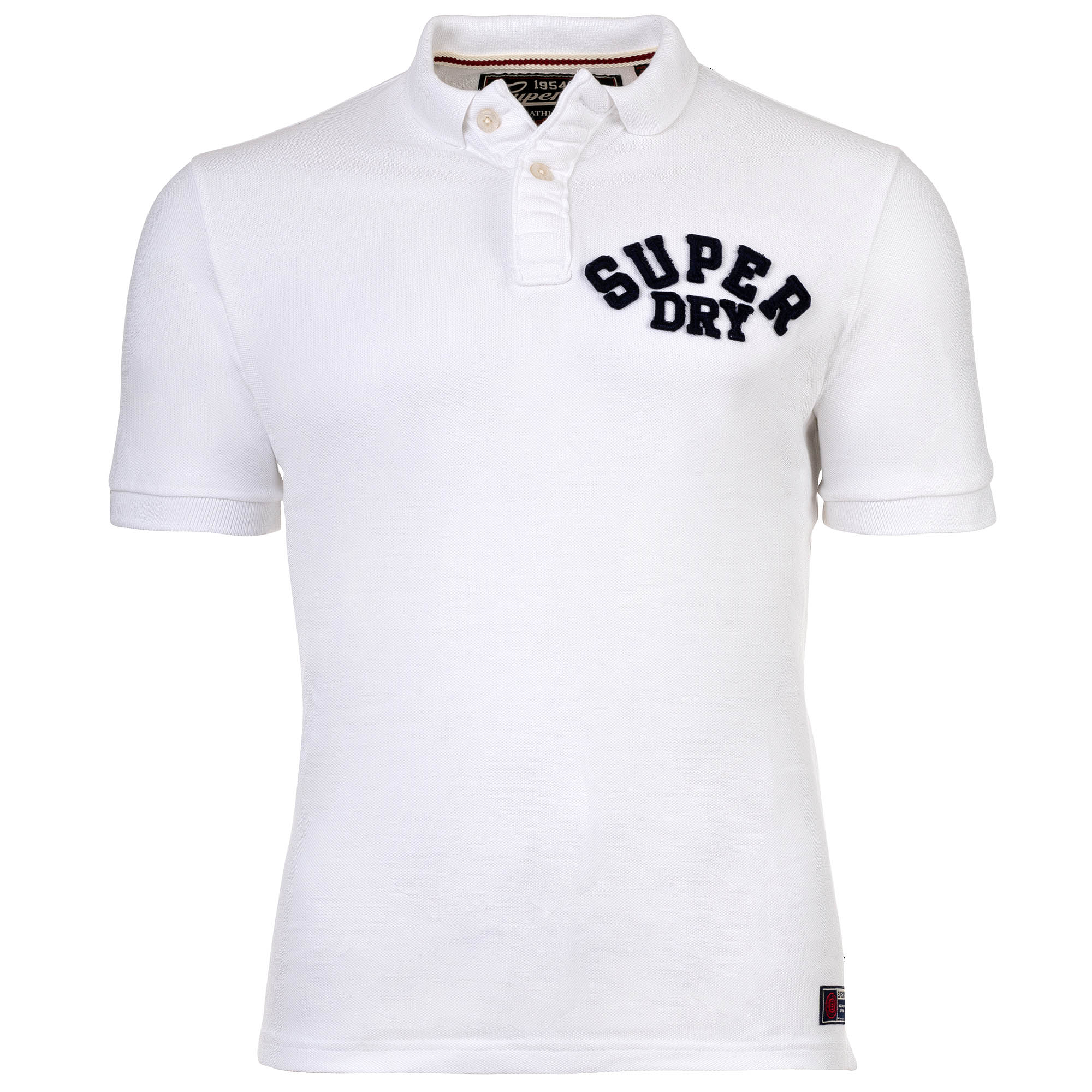 Superdry Herren Poloshirt - Vintage Athletic Polo, Logo, Baumwolle, einfarbig