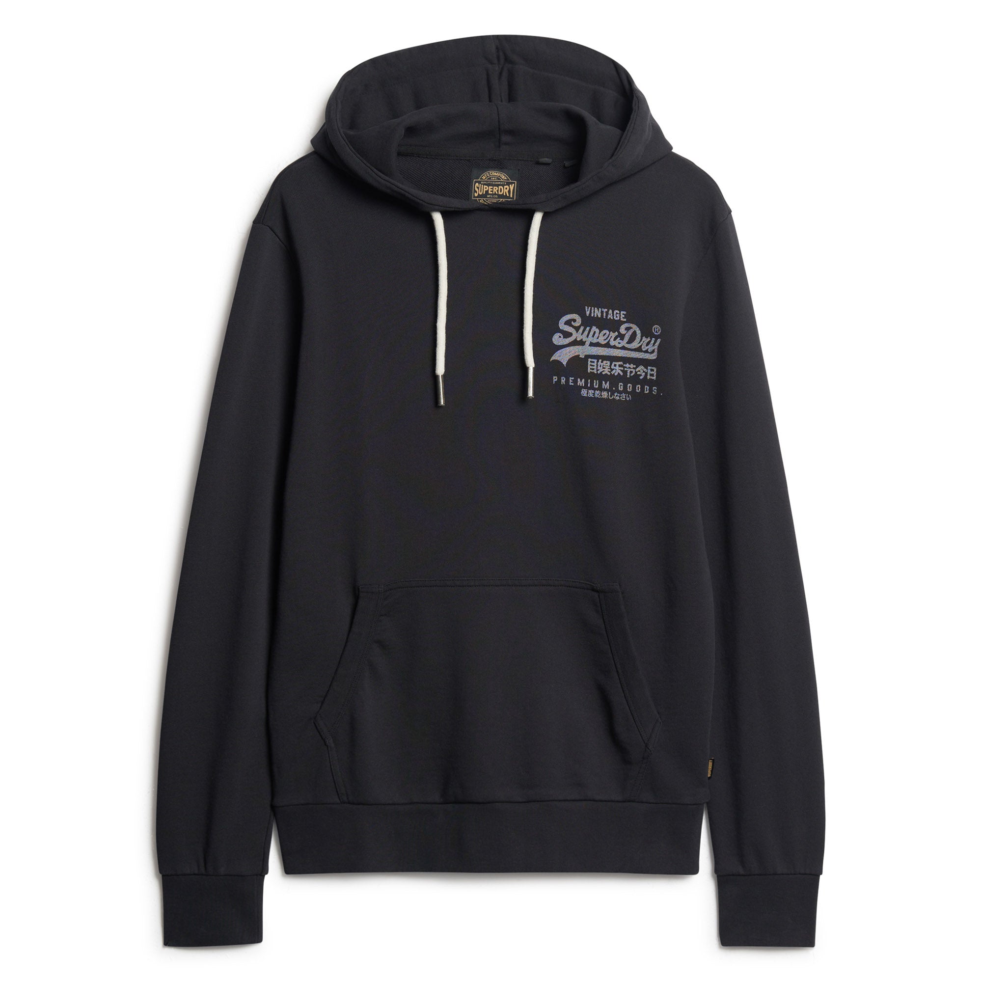 Superdry Herren Hoodie - Classic VI Heritage Chest Hood , Logo, einfarbig