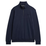 Superdry Herren Henley-Sweatpullover - Essential Logo Henley, einfarbig