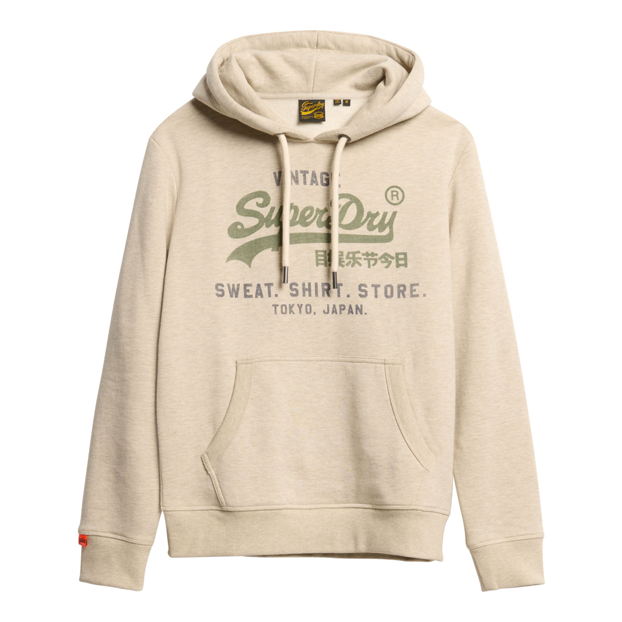Superdry Herren Hoodie - Vl Heritage Relaxed Hood , Logo, einfarbig