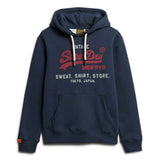 Superdry Herren Hoodie - Vl Heritage Relaxed Hood , Logo, einfarbig