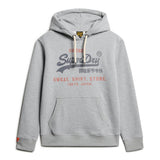 Superdry Herren Hoodie - Vl Heritage Relaxed Hood , Logo, einfarbig