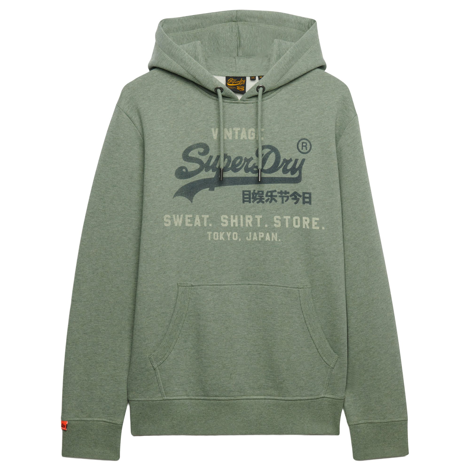 Superdry Herren Hoodie - Vl Heritage Relaxed Hood , Logo, einfarbig