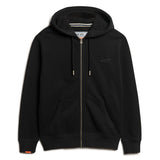 Superdry Herren Sweatjacke - Essential Logo Zip Hoodie, Kapuze, einfarbig