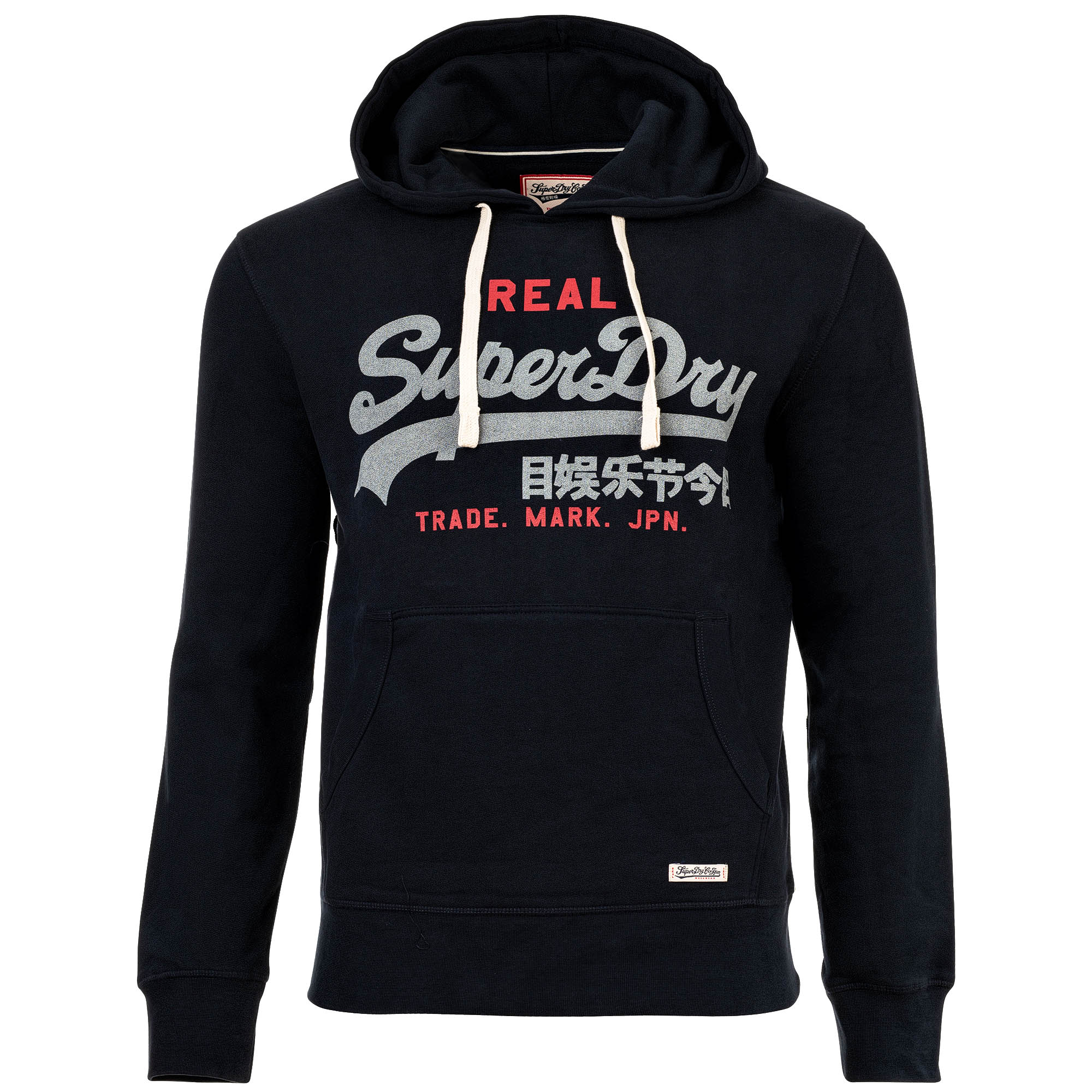 Superdry Herren Hoodie - Vl Classic Hood, Logo, Baumwoll-Mix, einfarbig