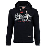 Superdry Herren Hoodie - Vl Classic Hood, Logo, Baumwoll-Mix, einfarbig