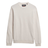 Superdry Herren Strickpullover - Cotton Texture Jumper, Pullover, Rundhals, einfarbig